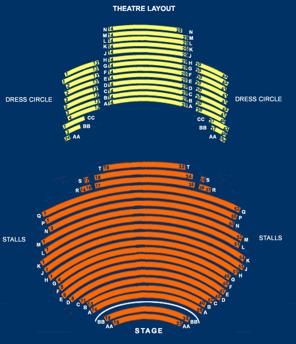 Merced Theatre Seating Chart